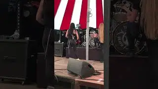 NERVOSA soundcheck at Antwerp Metal Fest 2024.