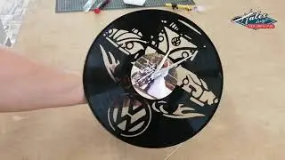 HALEX DESIGN - Bakelit lemezből &oacute;ra (Vinyl Record clock)