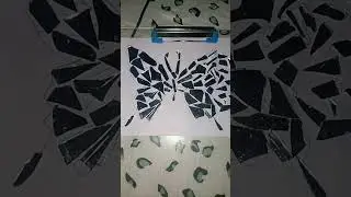 butterfly with mirror ✨💫🪞 #music #bollywood #coversong #diy #drawing #lifeisbutadream #art