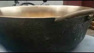 Paila de bronce 58x18 cm + 50 a&ntilde;os de antig&uuml;edad
