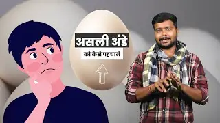 सावधान! मार्केट में नकली अंडे – असली और नकली की पहचान ऐसे करें ||  Real vs Fake Eggs Identification