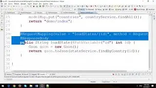 Cascading Dropdown List with Ajax in Spring MVC Framework and Hibernate - Part 2