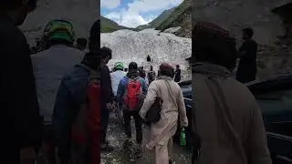 Landsliding in Babusartop #babusartop #narankaghan #northpakistan #snow #landslide #viralvideo