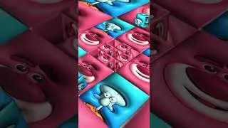 🎲 Satisfying Dice Slide Loop | Colorful 3D Animation ✨🔄#shorts# animation