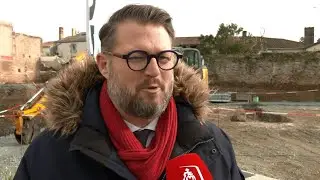 Les Herbiers : Le chantier de la biblioth&egrave;que intercommunale est lanc&eacute;e