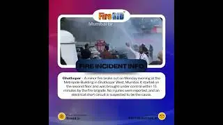 Minor Fire at Metropole Building, Ghatkopar West &mdash; No Injuries Reported