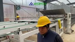 Construction Site&mdash; Conveyor System Power-Up Testing Before and After Drying Racks