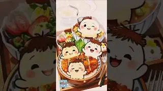 🍱✨ Cutest Cooking Ever! 😍 Kids Favorite Food Animation 🍳💛 |#vikram #ghaffarbhai#vikramcomedyvideo