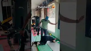 Punishment for junk food 🍔#gym #workout #punishmentmeme #trending #viralvideo #plank #junkfood