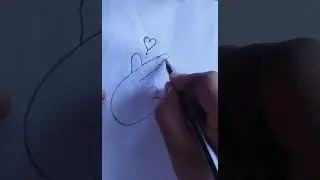 #Finger heart💗 #easy drawing #Art offical Ambika @