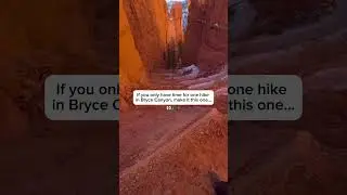 BUCKETLIST HIKE IN UTAH #travel #adventure #hiking #outdoors #utah #brycecanyon  #bucketlist