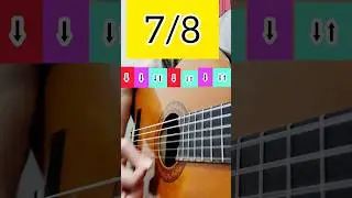 7/8 Rhythm 🎸 Lang rhythm is one of the different rhythms in music #guitar #guitarra #guitarcover