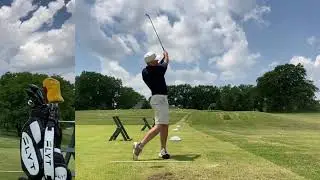 FLYT Golf. Full swing training. Not just a short game tool. Lead arm for width and extension.