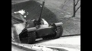 Test Driving a Tank Up a 60 Percent Slope at Aberdeen Proving Ground