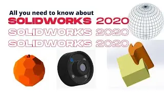 Solidworks 2020 basics tutorial | complete beginner Sketching Modeling Assembly Weldment & Surfaces
