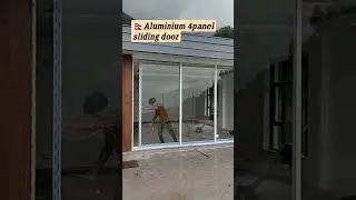Aluminium 4 panel sliding door (kathmandunepal #slidingdoor #doorhardware #aluminiumslidingwindows