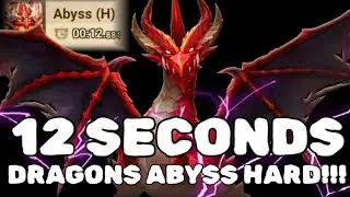 12 Seconds Dragons Abyss Hard HellYeah! #summonerswar