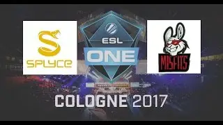 Misfits vs  Splyce - BO3(1 map) - ESL One Cologne 2017 Closed Qualifiers - CS:GO