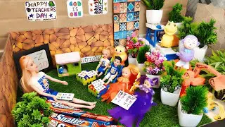 Barbie Doll All Day Routine/Part-13/Barbie Doll Bedtime Story|| #moralstory #barbieschool #PokoDolls