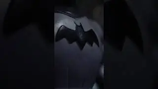 Batman virtual production with a monitor