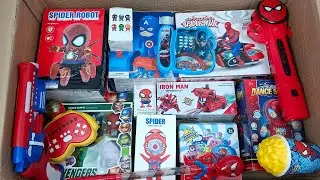 Unboxing Box Of Many Spiderman, Iron Man, Avengers Toys Colletion and Review Them