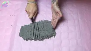 ASMR - Kinetic Sand  Crunchy Cutting  Long Nails ASMR