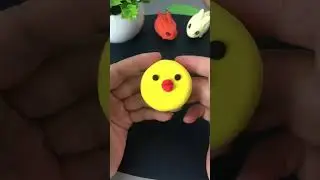 The super cute clay chick tutorial is here. It can be done in just a few steps. It can be easily