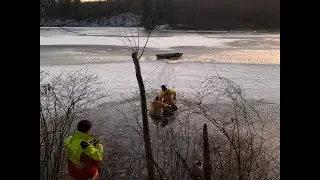 Lake Waban Ice Rescue Wellesley, Massachusetts
