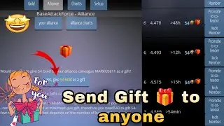 How to send  🎁 ( GIFT )  in Base Attack Force 🥳  BAF TIPS
