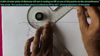 Projection of plane/Engineering Graphics/Engineering Drawing/EG/ED/#02/First year Engineering Degree