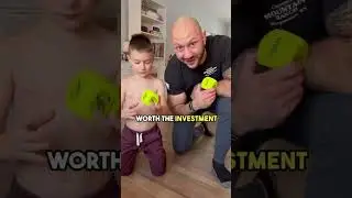 Best workout for dads with kids 💪 #shorts #dads #familyworkout