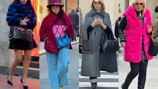 CHIC FASHION STYLE OF MILAN LOCALS | ITALIAN STREET OUTFITS || CLASSY & TIMELESS WINTER TRENDS