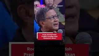 Rocky Gerung Sudah Prediksi Airlangga Akan Diamputasi Jokowi