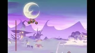 Bike Race Record! Halloween - 4 Shortcut with Santa's Hog (8.66s)