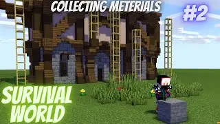 Collecting Materials for making Fortified House 😀 | Survival # 2 | Dark_Bladez