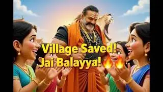 Akhanda Saves Entire Village from Massive Fire 🔥 | Balayya Epic Mass Rescue