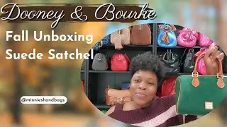 Dooney & Bourke | Fall Unboxing | Suede Barrel Satchel #dooneyandbourke #unboxing #qvc #bags