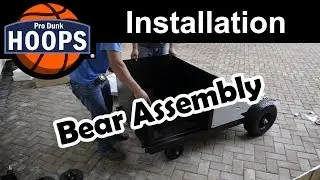 Pro Dunk Bear Portable Assembly/Installation Basketball Hoop