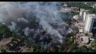 пожар 21 августа 2017 Ростов-на-Дону