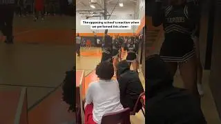 “We gon see y’all next year”😂💛#basketball #basketballgame #cheerteam #explore #highschoolsports