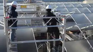 Greenhouse Glass Repair Cart