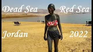 FLOATING DEAD SEA & AQABA Jordan - Scuba EATING a 5LB FISH -  Bucket List
