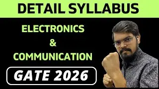 Engineering Mathematics| Detail Syllabus | Electronics & Communication Engineering | EC | GATE 2026
