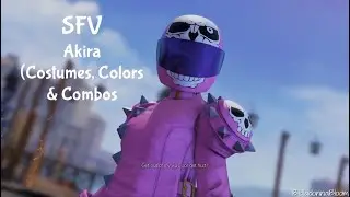 Street Fighter V - Akira (Costumes Colors & Combos)