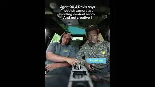Agent00 & Davis saysThese streamers are Stealing content ideas And not creative !
