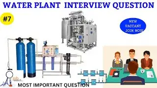 water system interview Question OBR formula water plant RO plant  water pretreatment  interview Ques