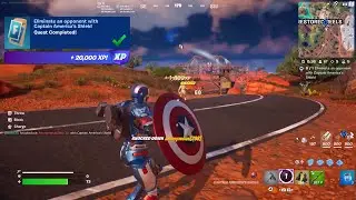 Fortnite - Eliminate An Opponent With Captain Americas Shield (WEEK 0 Quests Challenges)