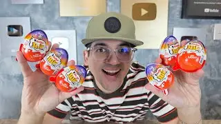 ABRINDO NOVOS KINDER JOY DO JURASSIC WORLD!
