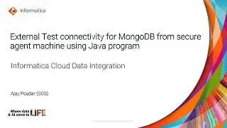 How to Test MongoDB Connectivity Externally from Secure Agent Machine using Java Program