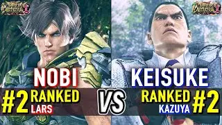 T8 🔥 NOBI (#2 Ranked Lars) vs KEISUKE (#2 Ranked Kazuya) 🔥 Tekken 8 High Level Gameplay